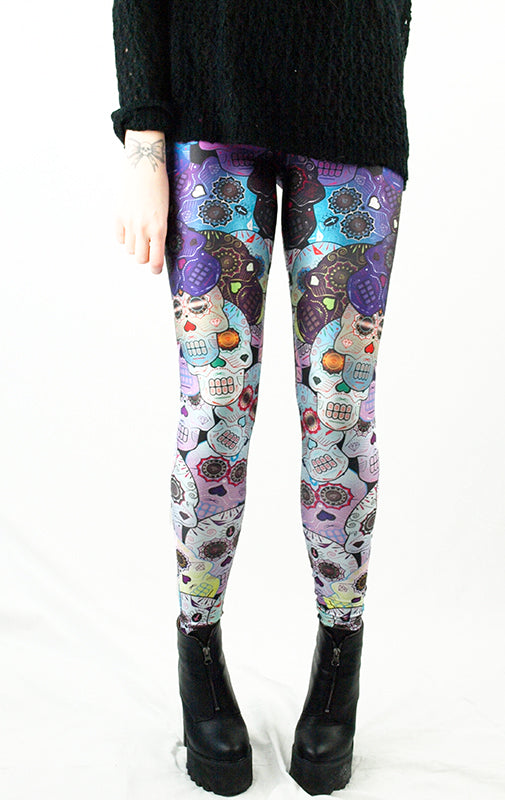 Day Of The Dead Leggings