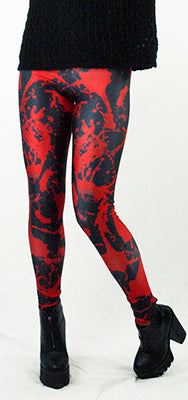 Blood Red Leggings