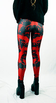 Blood Red Leggings