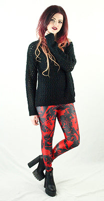Blood Red Leggings