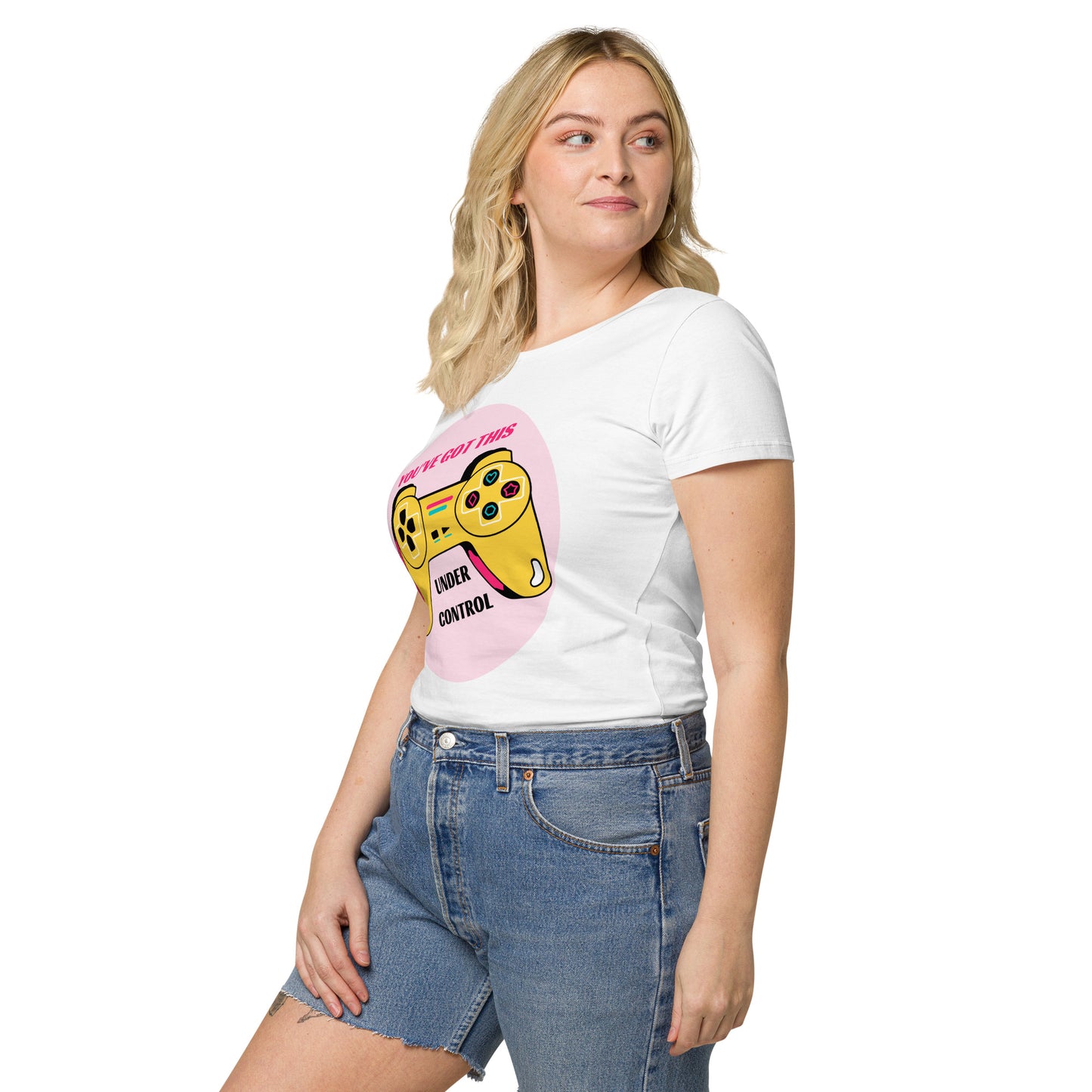 Woman's gaming organic t-shirt