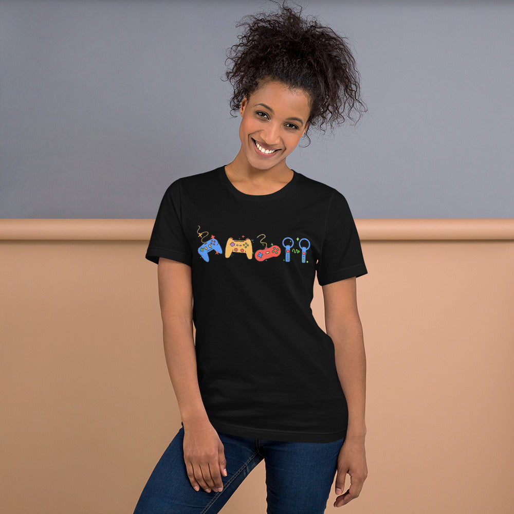 Woman's game controller t-shirt