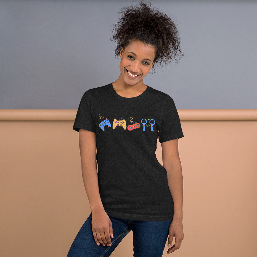 Woman's game controller t-shirt