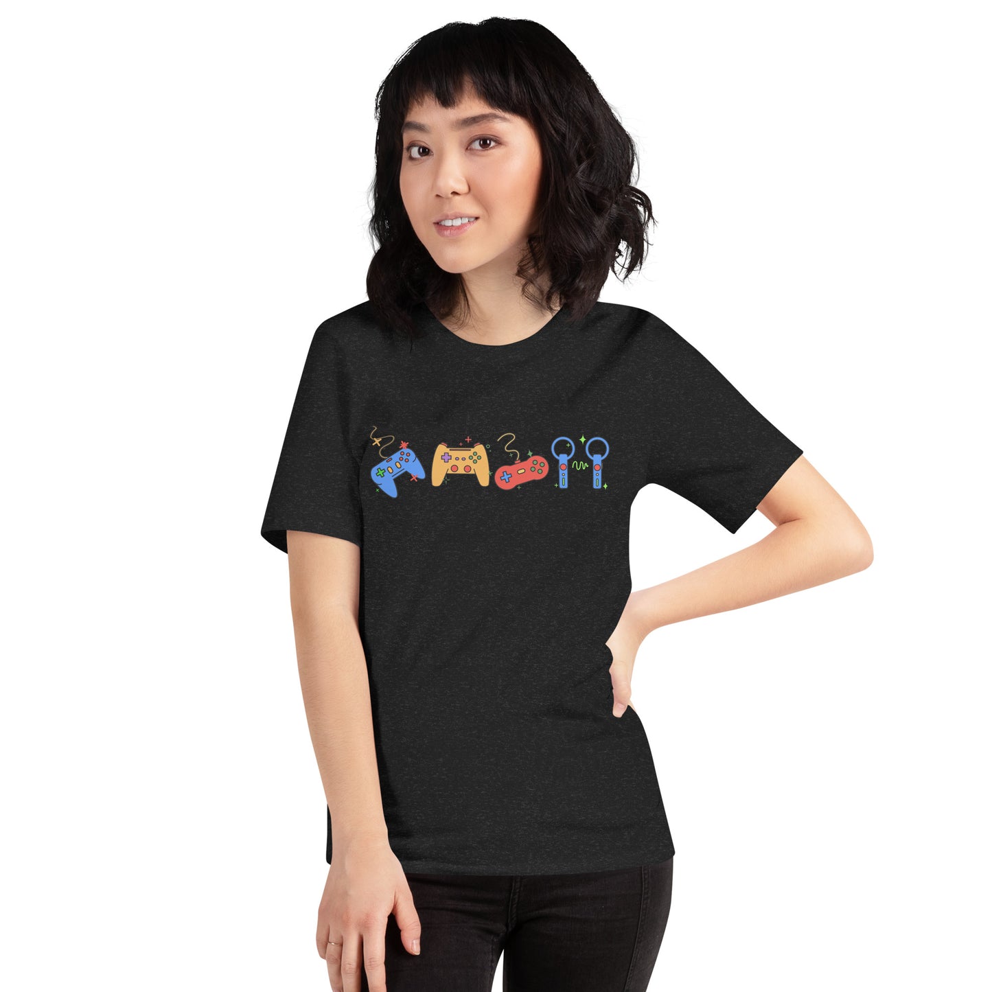 Woman's game controller t-shirt