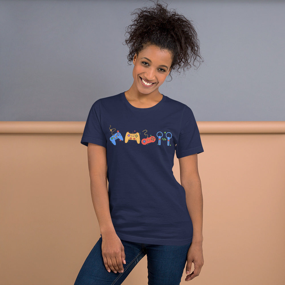 Woman's game controller t-shirt