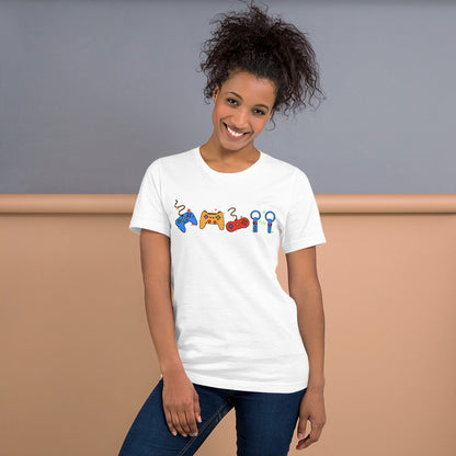 Woman's game controller t-shirt